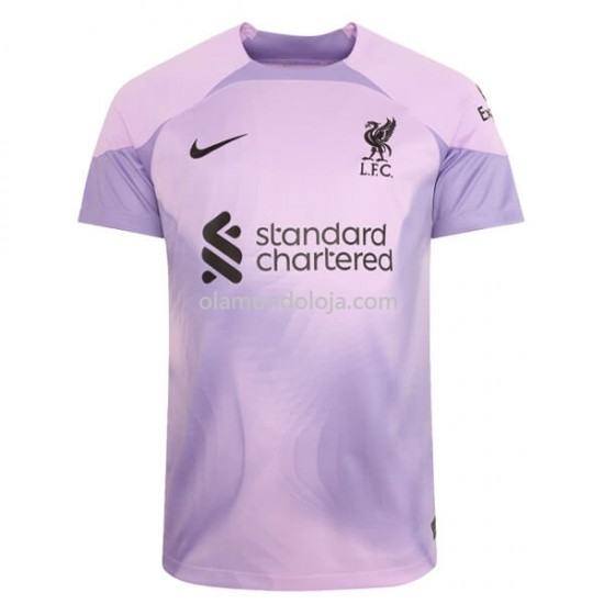 Camisola Liverpool Guarda-redes Equipamento Primeiro 2022-2023 Manga Corta